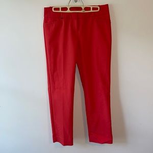 Coral dress pants